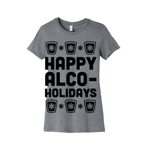 Happy Alco-Holidays Womens T-Shirt