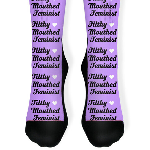 Filthy Mouthed Feminist Sock