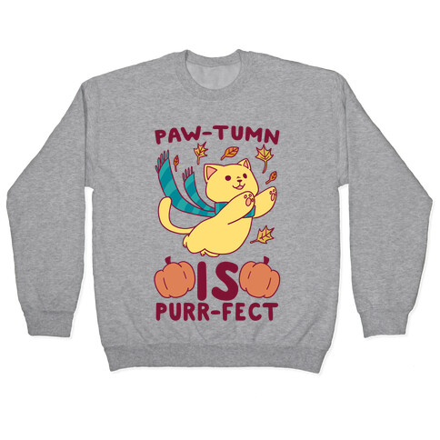 Paw-tumn is Purrfect Pullover