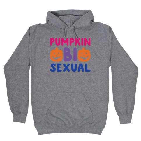 Pumpkin Bisexual  Hooded Sweatshirt