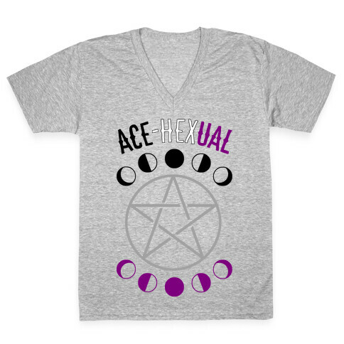 Ace-Hexual V-Neck Tee Shirt