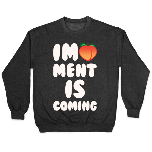 Impeachment Is Coming White Print Pullover