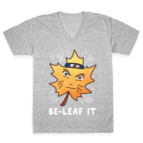 Be-Leaf It V-Neck Tee Shirt