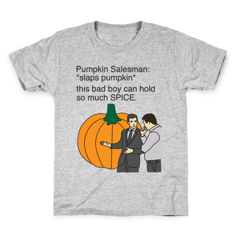 Pumpkin Salesman Kids T-Shirt