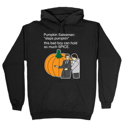 Pumpkin Salesman Hooded Sweatshirt