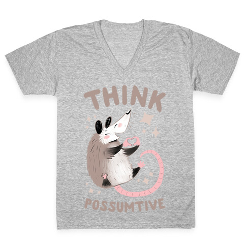 Think Possumtive V-Neck Tee Shirt