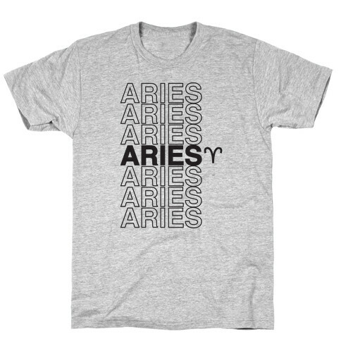 Aries - Zodiac Thank You Parody T-Shirt