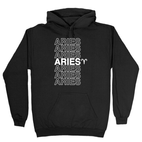 Aries - Zodiac Thank You Parody Hooded Sweatshirt