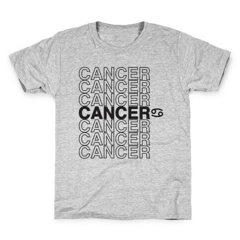 Cancer - Zodiac Thank You Parody Kids T-Shirt