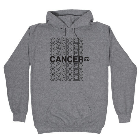 Cancer - Zodiac Thank You Parody Hooded Sweatshirt