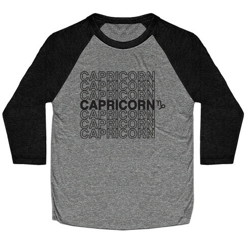 Capricorn - Zodiac Thank You Parody Baseball Tee