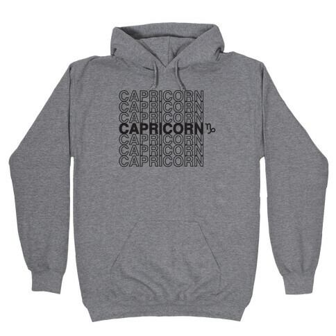 Capricorn - Zodiac Thank You Parody Hooded Sweatshirt
