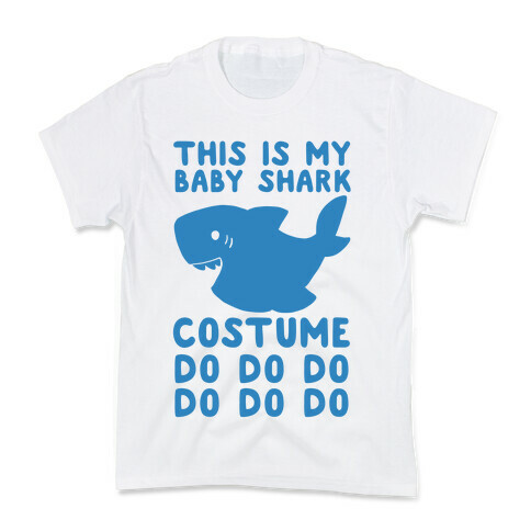 This is My Baby Shark Costume Do Do Do Do Kids T-Shirt