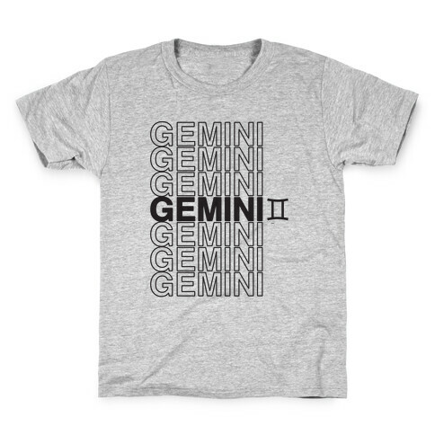 Gemini - Zodiac Thank You Parody Kids T-Shirt