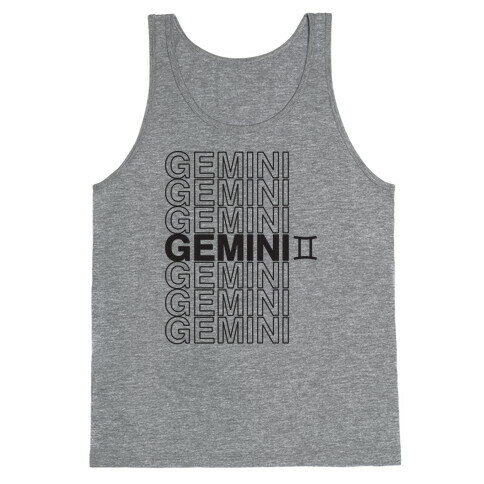 Gemini - Zodiac Thank You Parody Tank Top