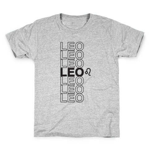 Leo - Zodiac Thank You Parody Kids T-Shirt