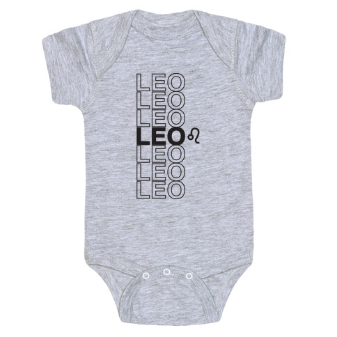 Leo - Zodiac Thank You Parody Baby One-Piece