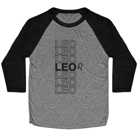 Leo - Zodiac Thank You Parody Baseball Tee