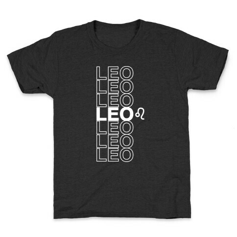 Leo - Zodiac Thank You Parody Kids T-Shirt