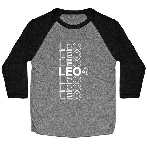 Leo - Zodiac Thank You Parody Baseball Tee