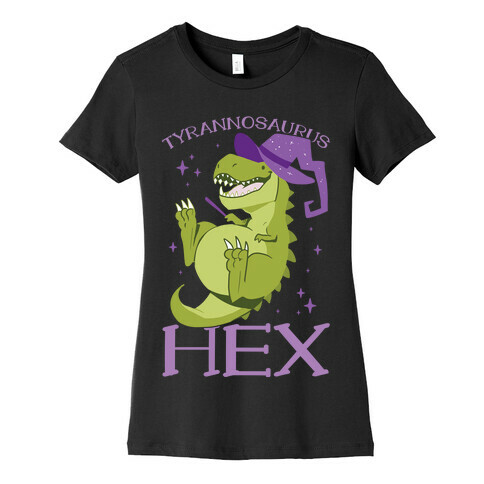 Tyrannosaurs Hex Womens T-Shirt