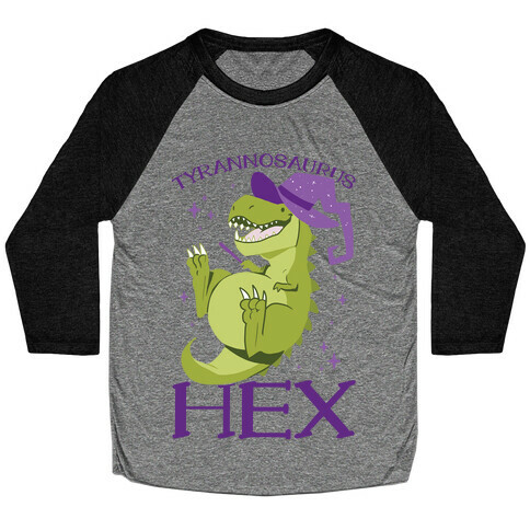 Tyrannosaurs Hex Baseball Tee