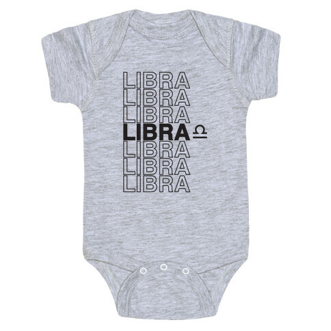 Libra - Zodiac Thank You Parody Baby One-Piece
