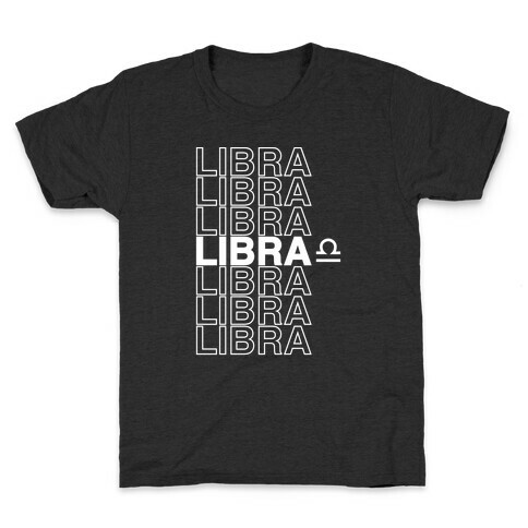 Libra - Zodiac Thank You Parody Kids T-Shirt