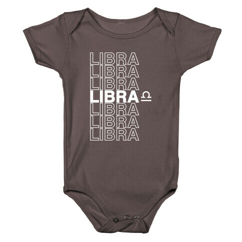 Libra - Zodiac Thank You Parody Baby One-Piece