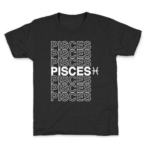 Pisces - Zodiac Thank You Parody Kids T-Shirt