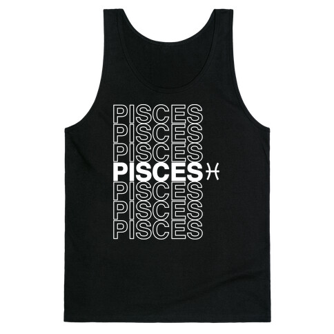 Pisces - Zodiac Thank You Parody Tank Top