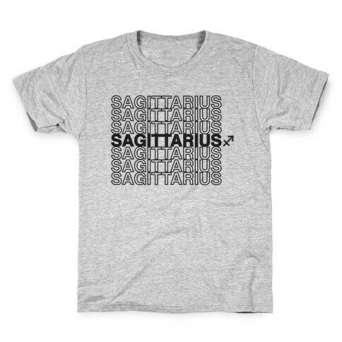 Sagittarius - Zodiac Thank You Parody Kids T-Shirt