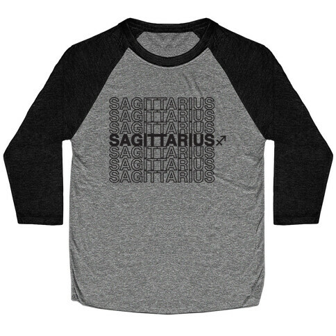 Sagittarius - Zodiac Thank You Parody Baseball Tee