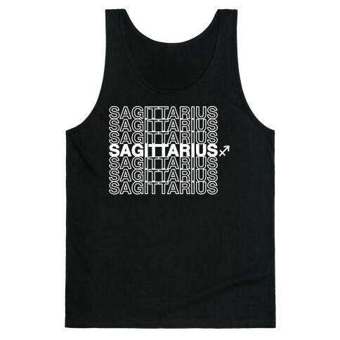 Sagittarius - Zodiac Thank You Parody Tank Top