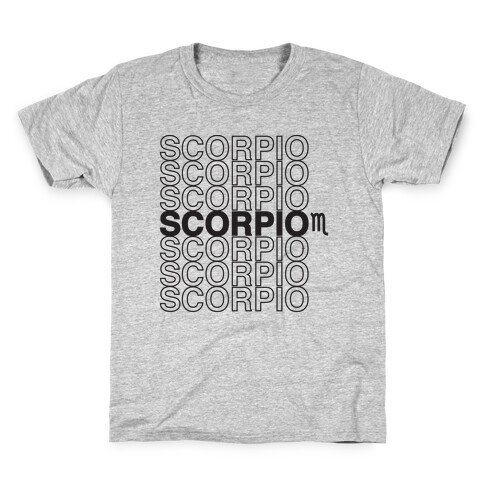Scorpio - Zodiac Thank You Parody Kids T-Shirt