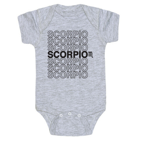Scorpio - Zodiac Thank You Parody Baby One-Piece