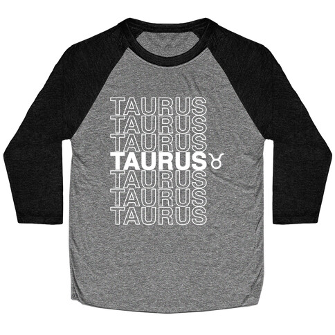 Taurus - Zodiac Thank You Parody Baseball Tee