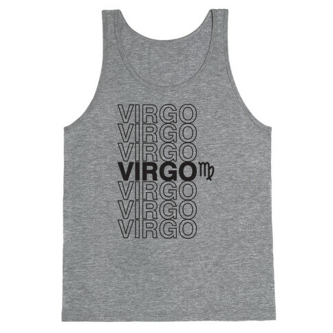Virgo - Zodiac Thank You Parody Tank Top