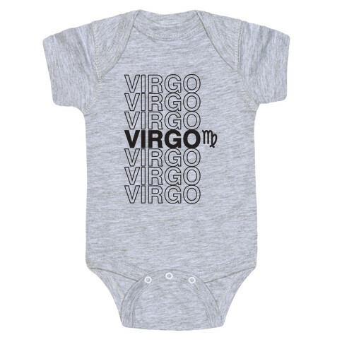 Virgo - Zodiac Thank You Parody Baby One-Piece