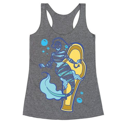 Mermummy Parody Racerback Tank Top