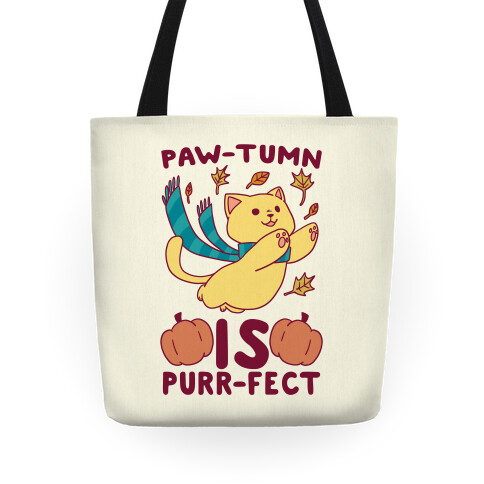 Paw-tumn is Purrfect Tote