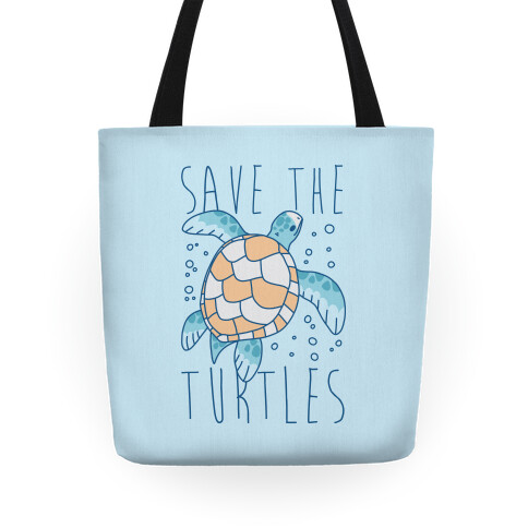 Save the Turtles Tote