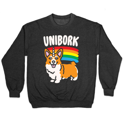 Unibork White Print Pullover