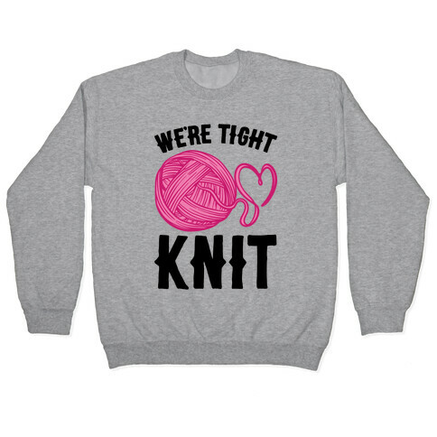 We're Tight Knit (Pink Yarn) Pairs Shirt Pullover