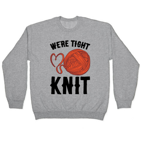 We're Tight Knit (Red Yarn) Pairs Shirt Pullover