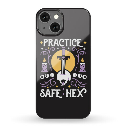 Practice Safe Hex Phone Case