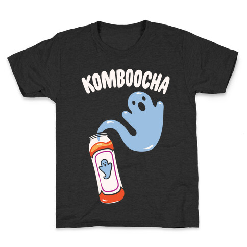 Komboocha Parody White Print Kids T-Shirt
