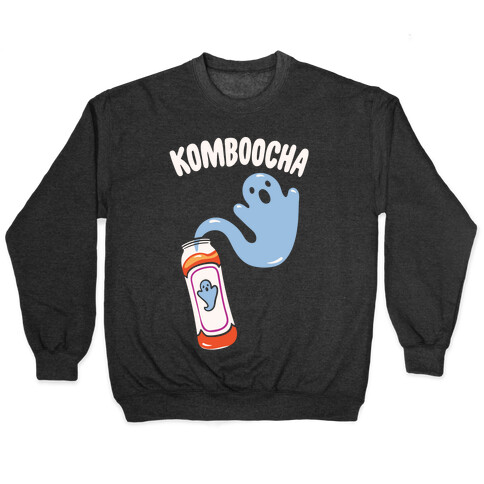 Komboocha Parody White Print Pullover