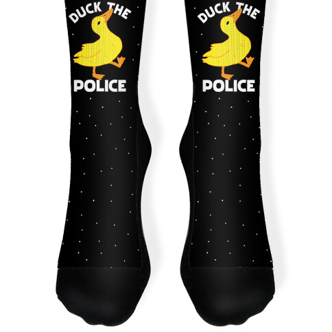 Duck the Police Sock