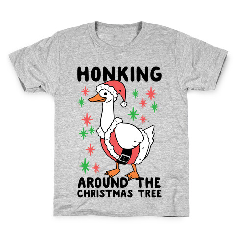 Honking Around the Christmas Tree  Kids T-Shirt